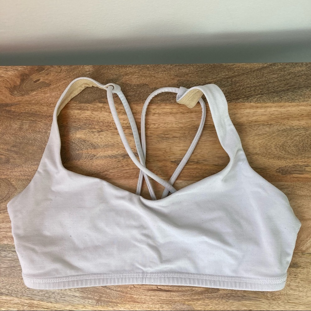 Lululemon Free To Be White Sports Bra